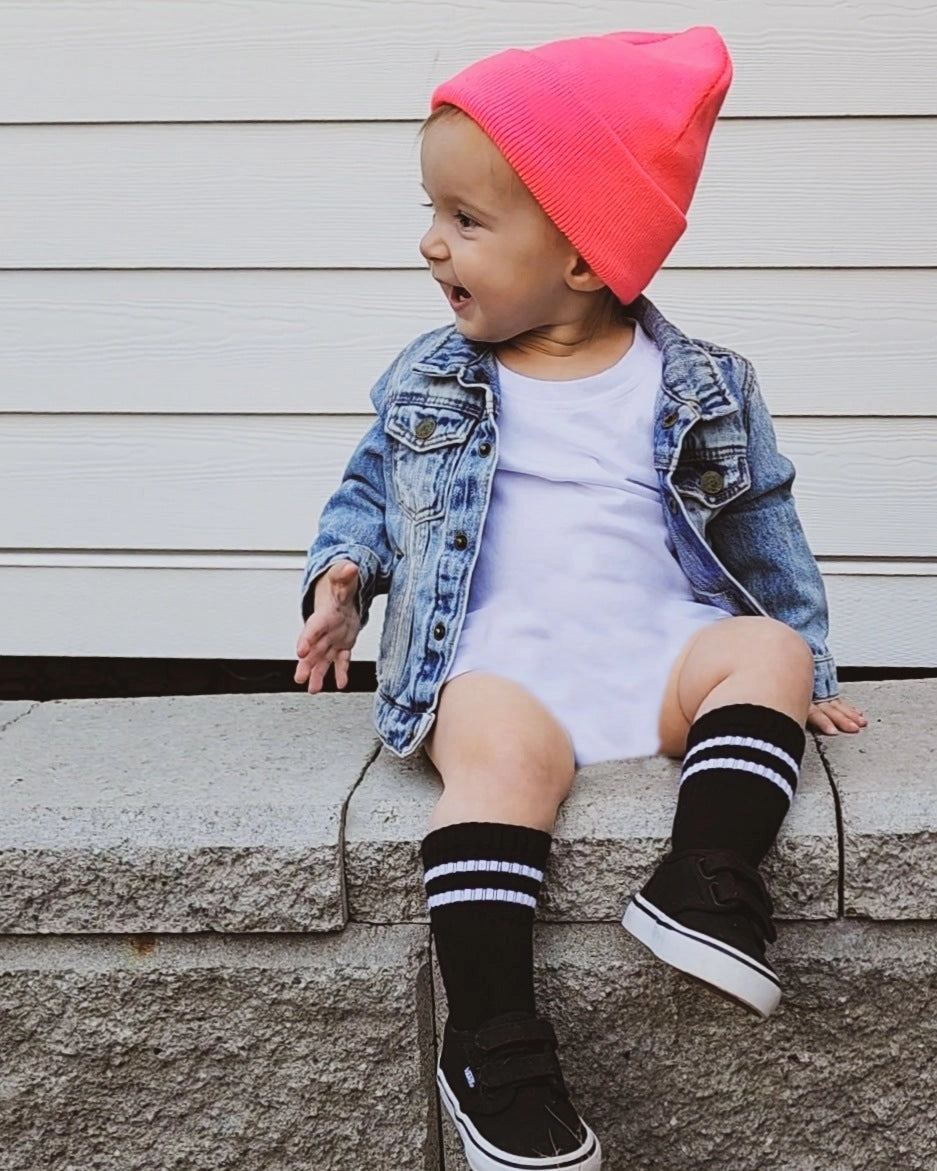 BLACK COMBO SOCK | 3 PACK