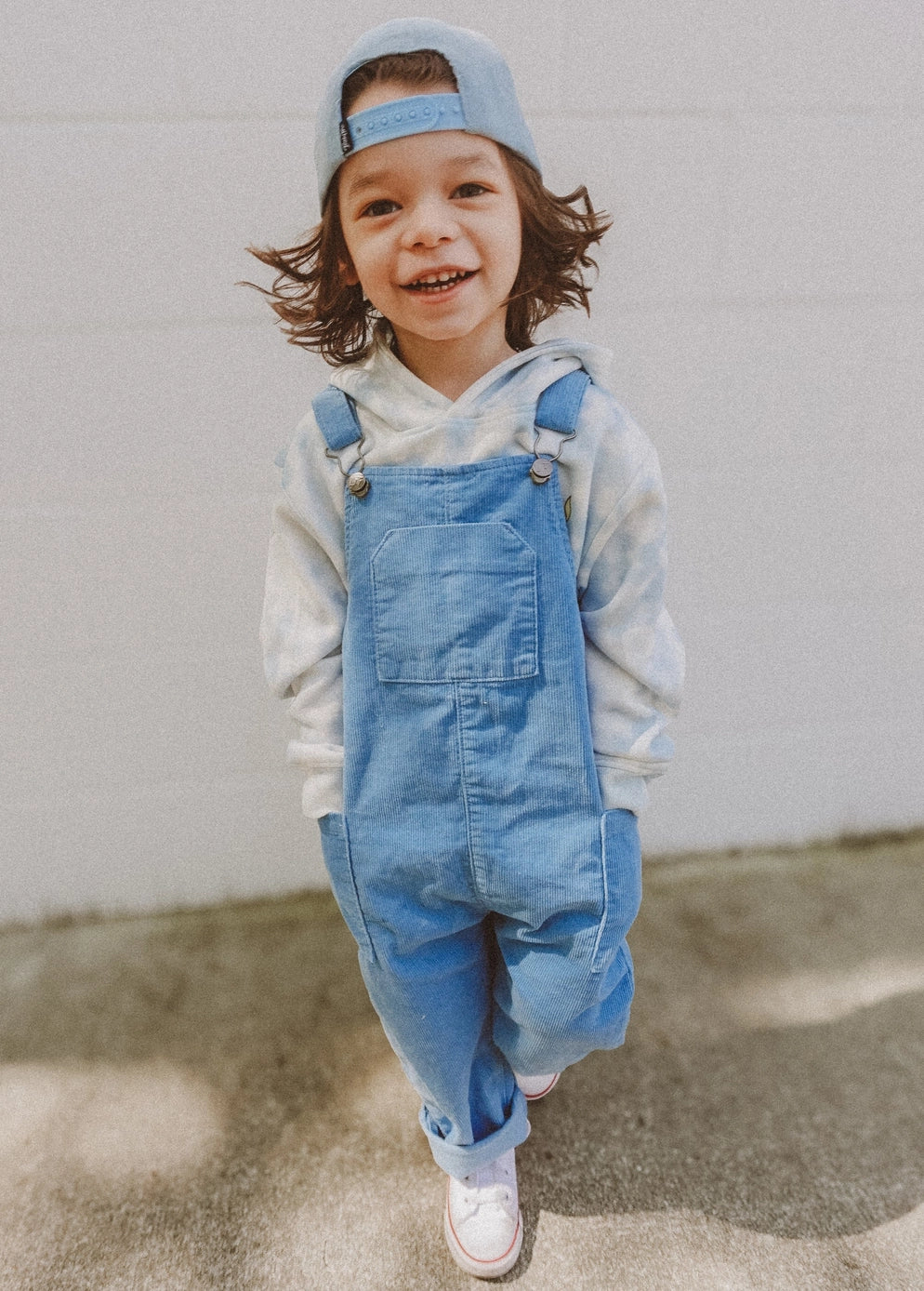 Blue Corduroy Overalls