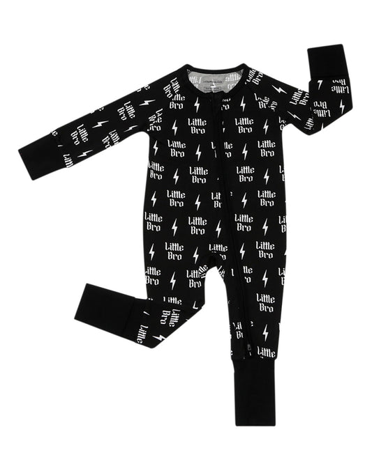 Bamboo Baby Boys' Zip Romper | Little Bro