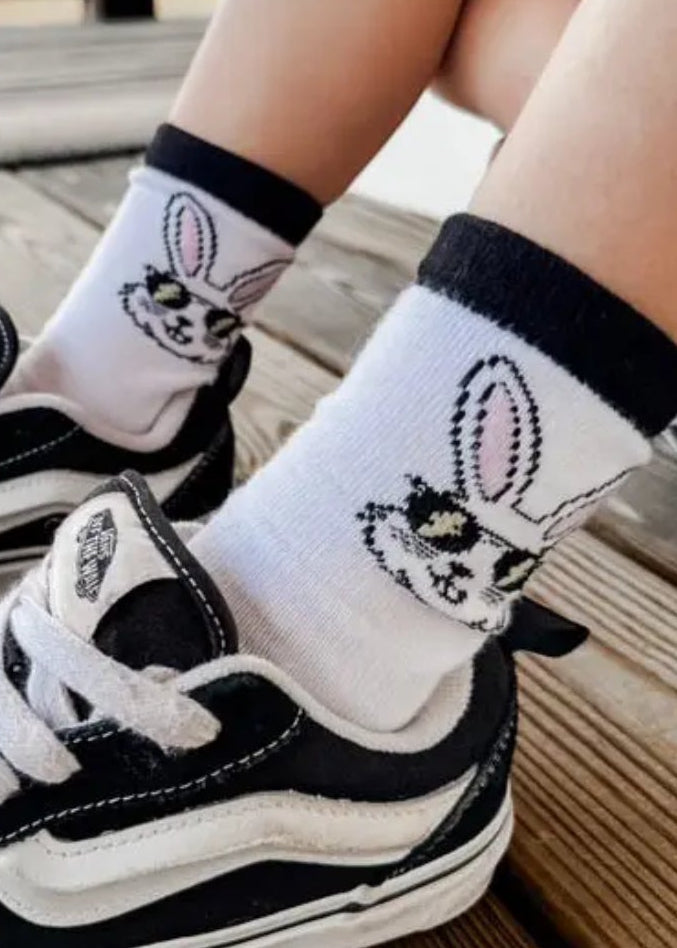 Cool Bunny Crew Socks